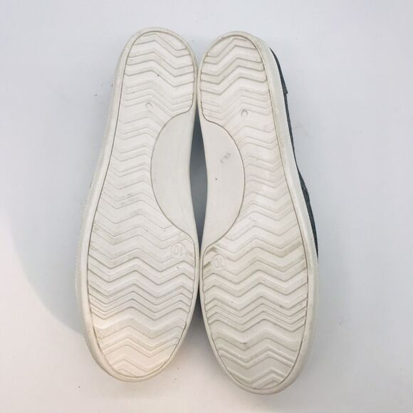 Mad Love Target Slip On Canvas Loafers Women's 10 Chambray Gray Comfort Shoes - Picture 8 of 11